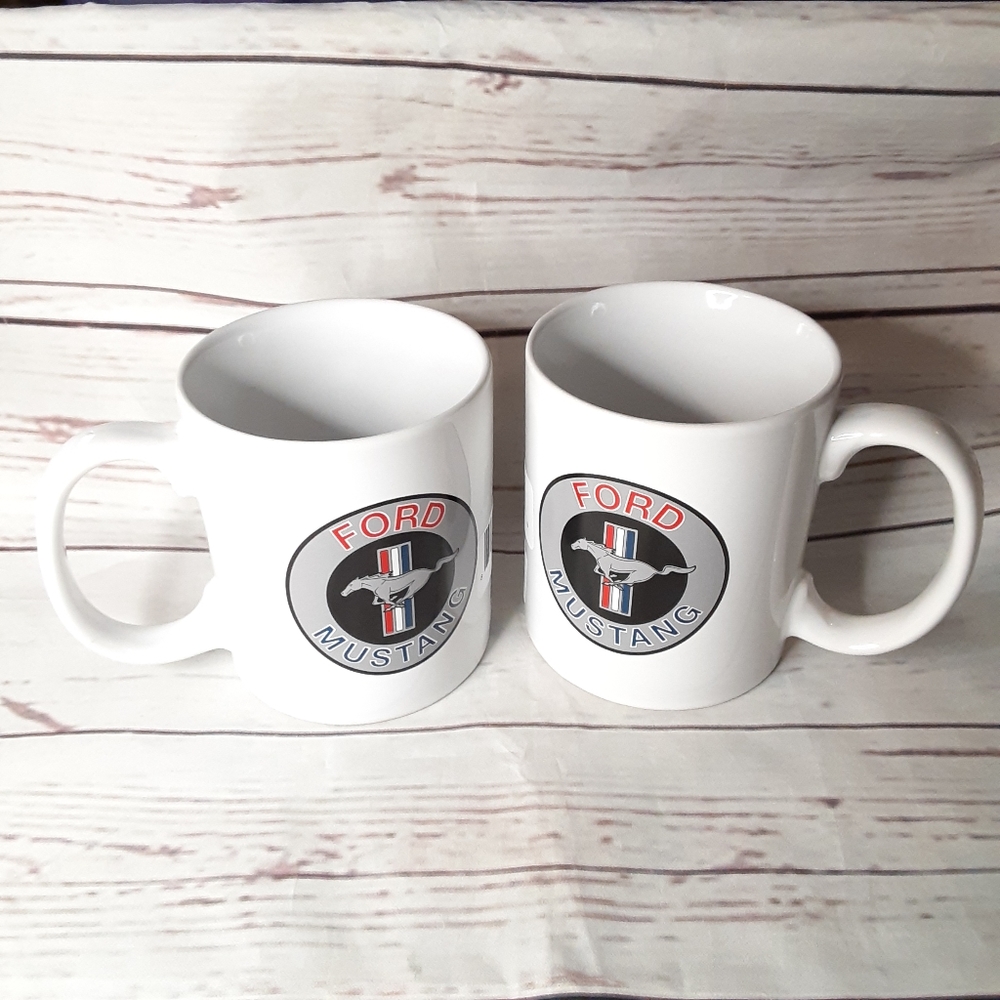 (2) Ford Mustang Coffee Mugs